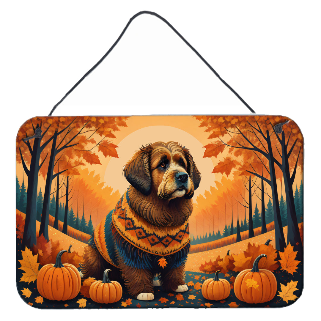 Briard Fall Wall or Door Hanging Prints