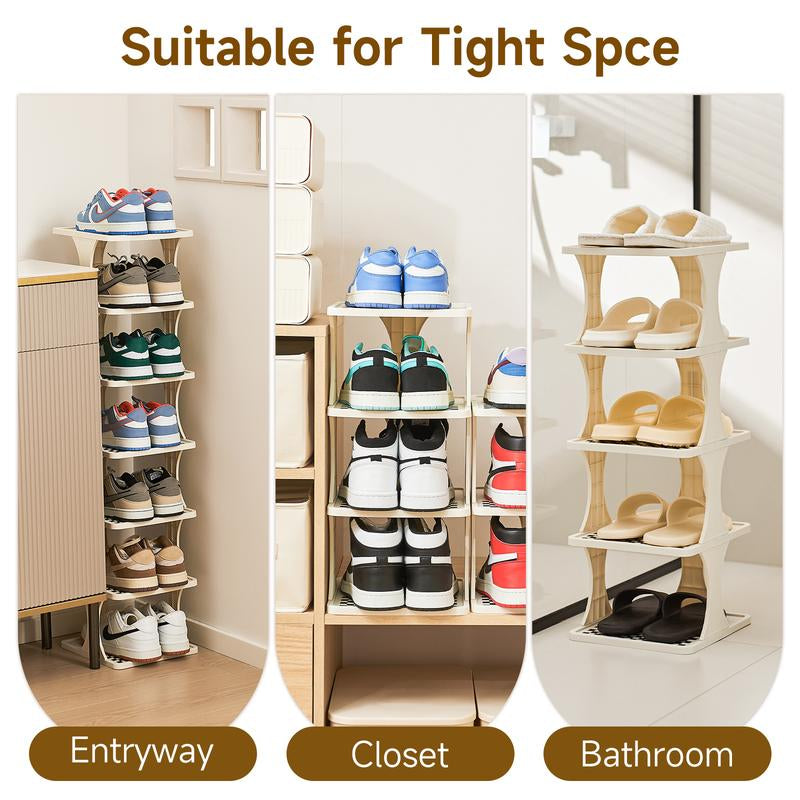 【Dealsforyoudays】Uforu Multi-Layer Vertical Removable Shoe Storage Rack 1 Piece Modern Shoe Rack Shoe Rack Shoe Rack Cabinet Gift Storage Rack Home Storage Rack Home Storage Supplies Fathersdaygift Shoe Cabinet Storage