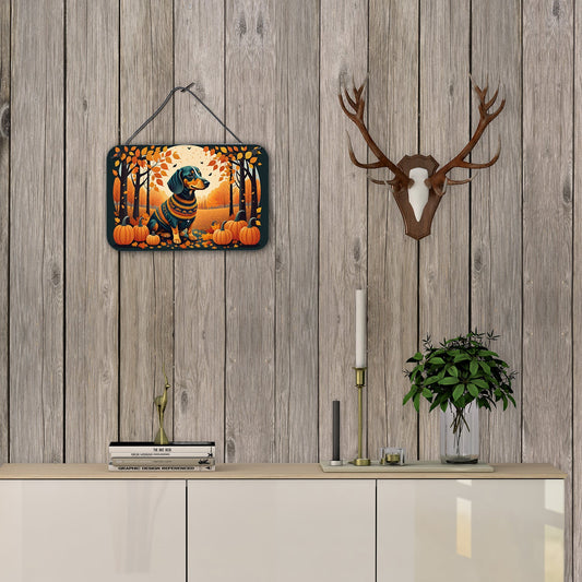 Dachshund Fall Wall or Door Hanging Prints