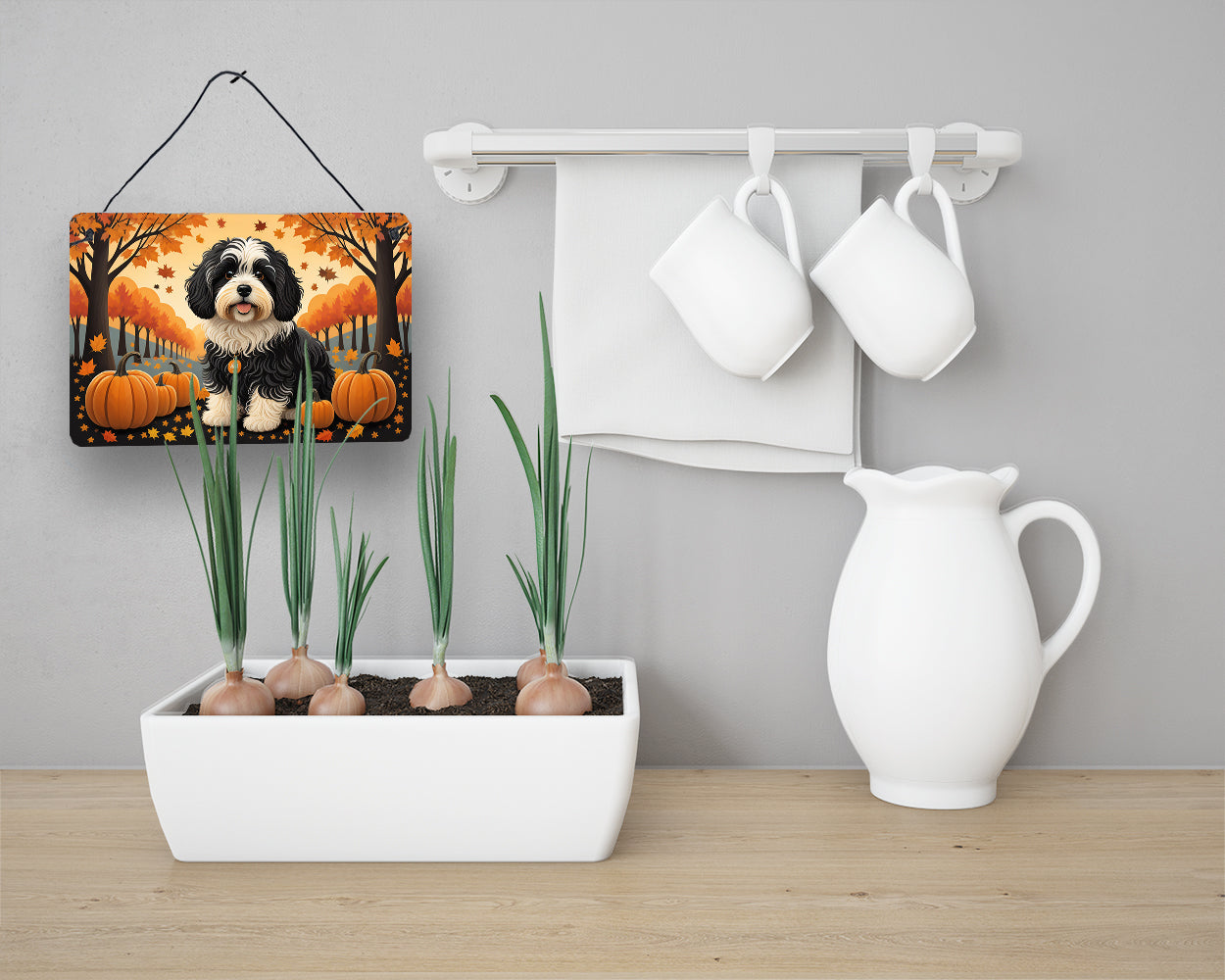 Havanese Fall Wall or Door Hanging Prints