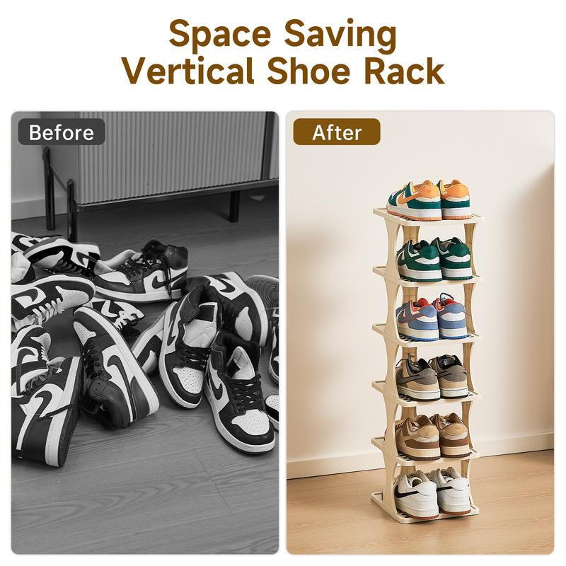 【Dealsforyoudays】Uforu Multi-Layer Vertical Removable Shoe Storage Rack 1 Piece Modern Shoe Rack Shoe Rack Shoe Rack Cabinet Gift Storage Rack Home Storage Rack Home Storage Supplies Fathersdaygift Shoe Cabinet Storage