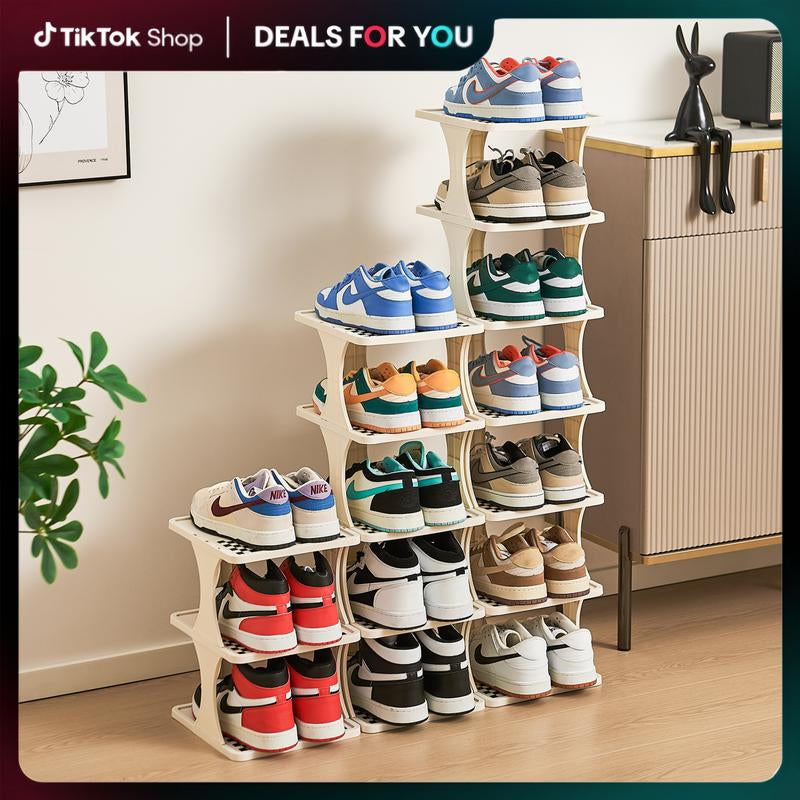 【Dealsforyoudays】Uforu Multi-Layer Vertical Removable Shoe Storage Rack 1 Piece Modern Shoe Rack Shoe Rack Shoe Rack Cabinet Gift Storage Rack Home Storage Rack Home Storage Supplies Fathersdaygift Shoe Cabinet Storage