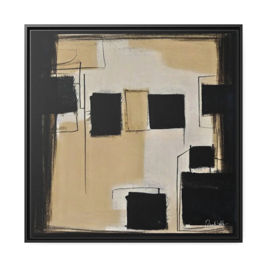 Minimalist Framed Canvas Wall Art by Queennoble